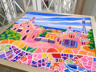 Park Guell Mahjong Mat