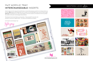 11x17 WESTERN LOVE insert set of 10