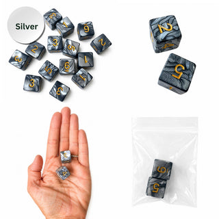 Pearl Dice Mahjong Specialty Dice Gift Ready: Ivory