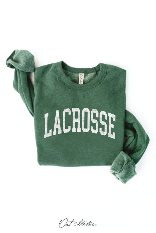 LACROSSE Graphic Sweatshirt: HEATHER FOREST