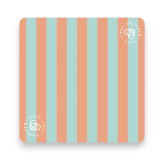 Pink Cabana Plaid Mahjong Mat