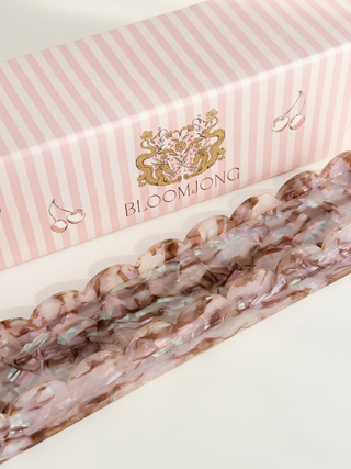 Rosewater Confetti Mahjong Racks