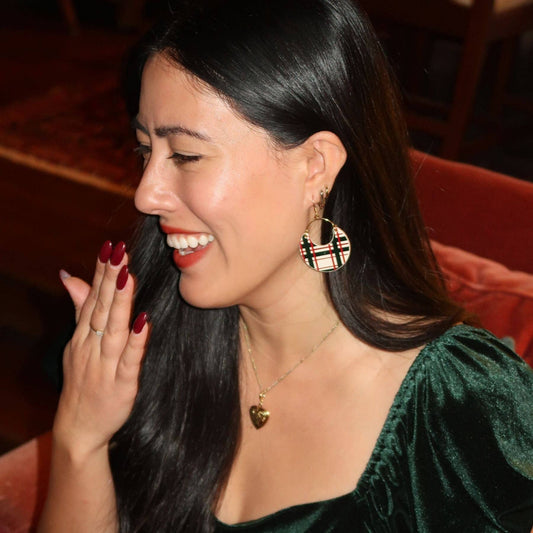 Nina Tartan Earrings