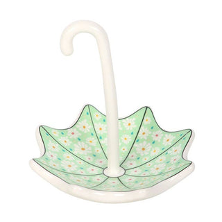 Floral Umbrella Dice Dish