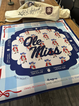 Ole Miss Mahjong Mat