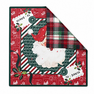 Letters to Santa Double-Sided Leatherette Mahjong Mat