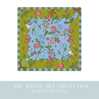 Marbella Mistletoe Mahjong Mat