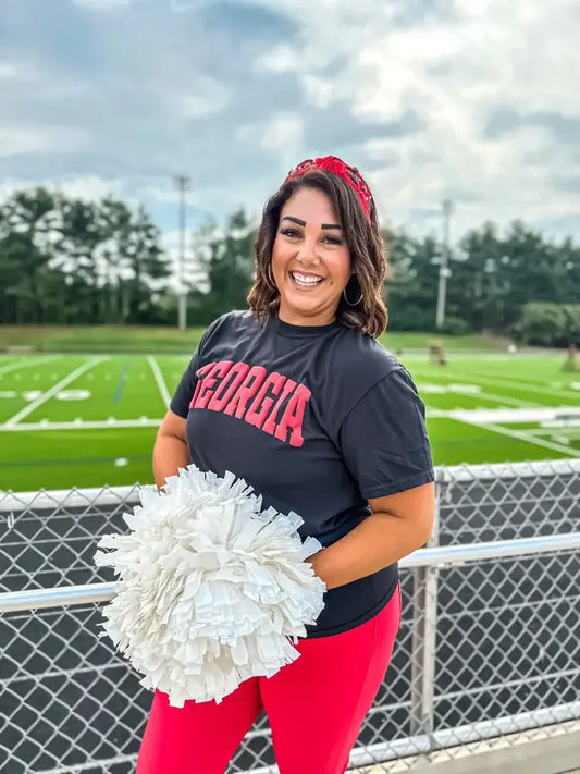 Georgia Puff Graphic Tee: XL