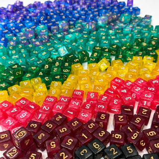 Sparkle Dice - Mahjong Specialty Dice - Gift Ready : Starry Night