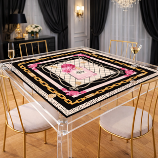 Bamboo Blossom Mahjong Mat – Eau de Mahj (Neoprene)