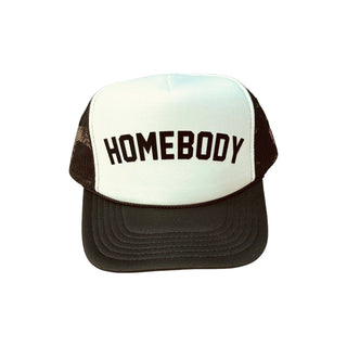 Homebody White/Black Trucker