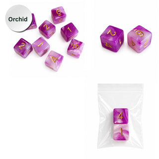 Pearl Dice Mahjong Specialty Dice Gift Ready: Ivory
