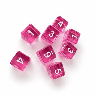 Pinkpop Jelly Mahjong Dice (Set of 2)