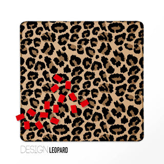Leopard Love Mahjong Mat