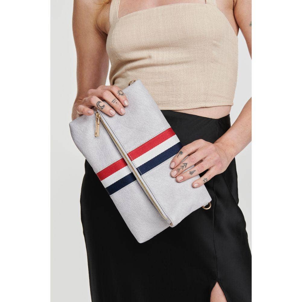 Jules Clutch: Dove Grey