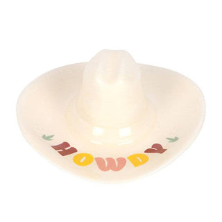 Howdy Cowboy Hat Dice Dish