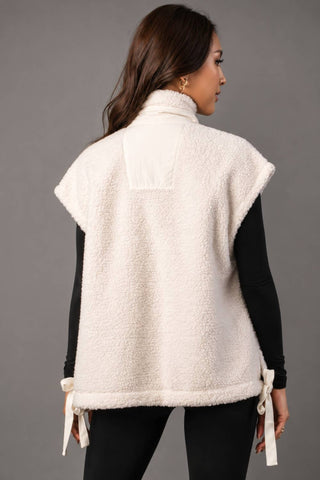 Ivory Fleece Vest