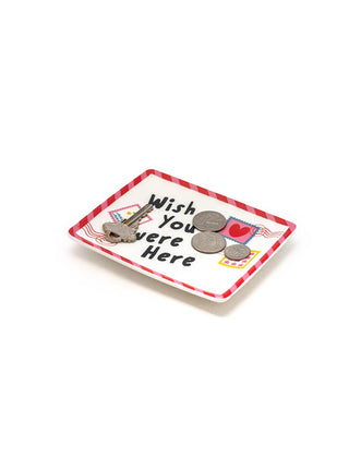 Postcard - "Wish You Were Here" Dice Dish