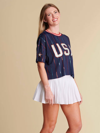 The All-American Sequin Tee