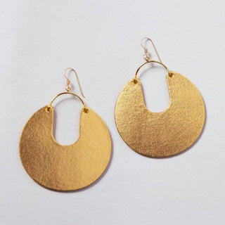Vintage Gold Leo Earrings
