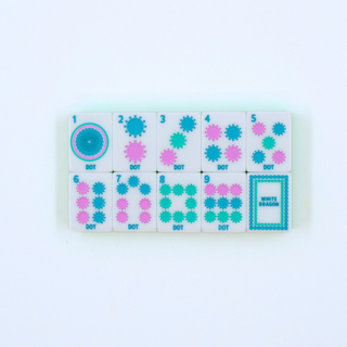 Crystal Confetti Lemon-Lime | Mahjong with a Sprinkle of Color and Joy