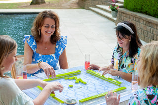 NEW NEOPRENE Hamptons Hydrangea Mahjong Mat