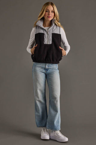 Lt. Gray & Black Vest
