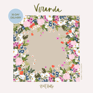 Britt Mills Mahjong Mats: Veranda (Pre Order)