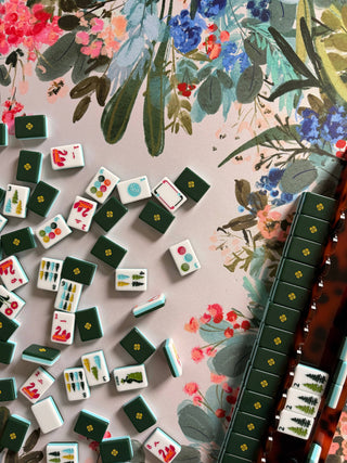 Britt Mills Neoprene Mahjong Mats Pre-Order: Flourish