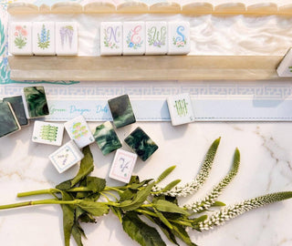 Bloomjong Morning in Giverny Mahjong Tile Set