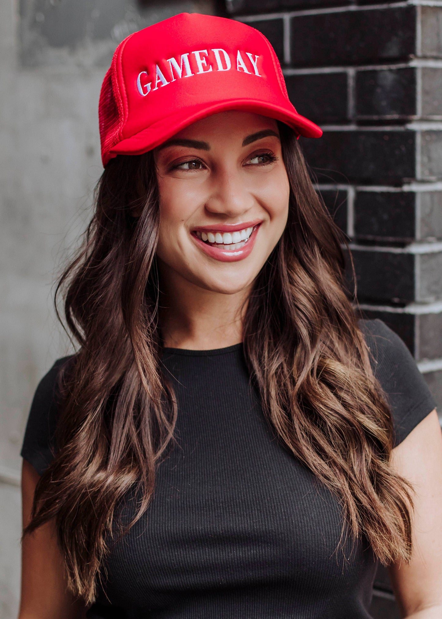 Red Game Day Trucker Hat