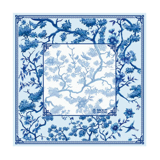 Chinoiserie Bleu Mahjong Mat