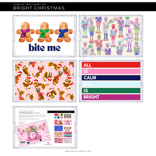 11x17 BRIGHT CHRISTMAS insert set of 10