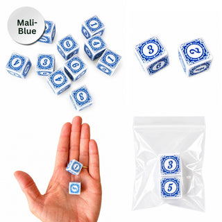 Para"Dice" Mahjong Specialty Dice Gift Ready : Mali-Blue