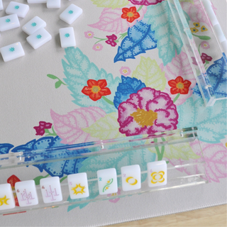Tobacco Leaf Ginger Jar Mahjong Mat