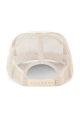 Howdy Trucker Hat in Tan