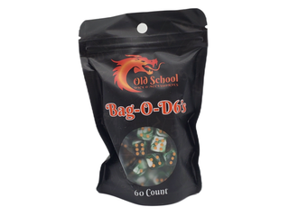 Bag O' D6's 12mm 60ct - Vorpal - Green & White