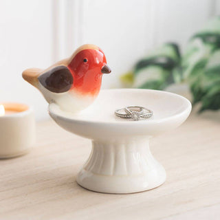 Robin Bird Bath Dice Dish