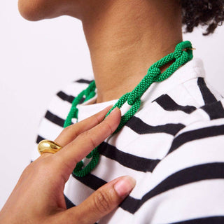 Jenna Necklace: Green