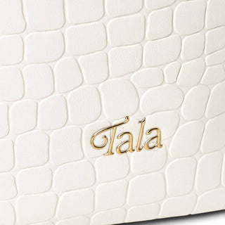 Tala Moonlight Tile Bag - Ivory Crocodile