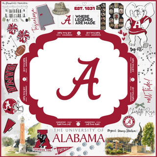 University of Alabama Mahjong Mat