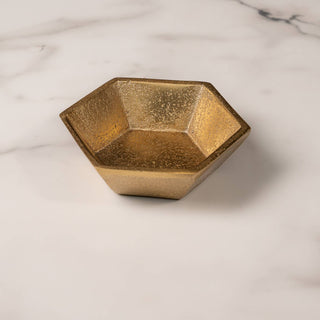 Gold Honeycomb Dice Dish