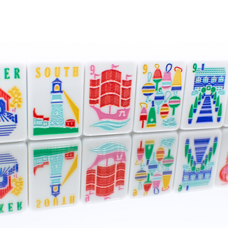 The New England Series: Mahjong Set with Nautical Flair