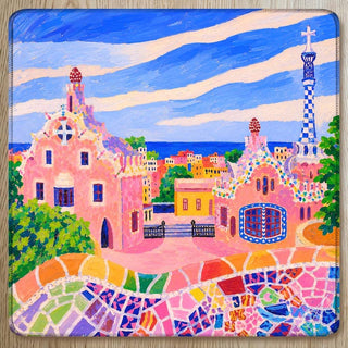 Park Guell Mahjong Mat