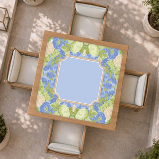 Garden Hydrangea Mahjong Mat