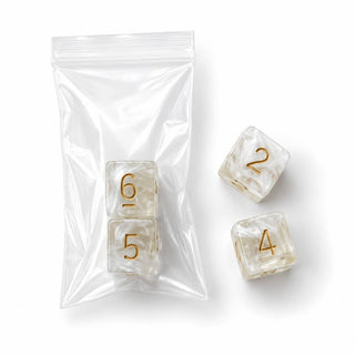 Cloudy Pearl Mahjong Specialty Dice Gift Ready