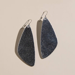 Silver Leaf Evie Earrings