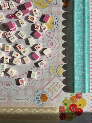 Farmers Market Mahjong Mat | Double-Sided  Mahjong Mat