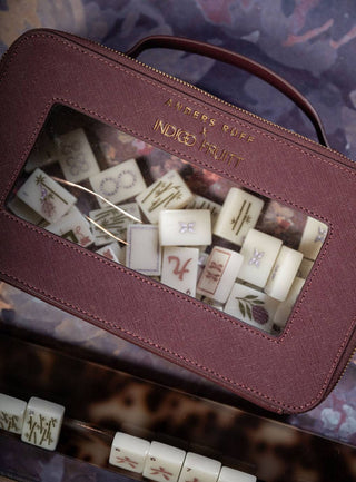 Brownstone Bloom Mahjong Tile Set