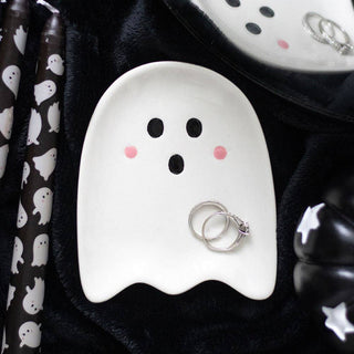Sweet Halloween Ghost Dice Dish